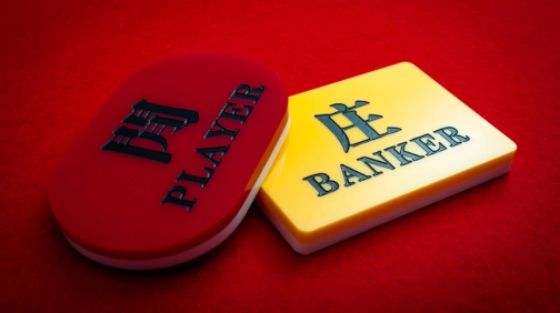 Player and Banker chips.