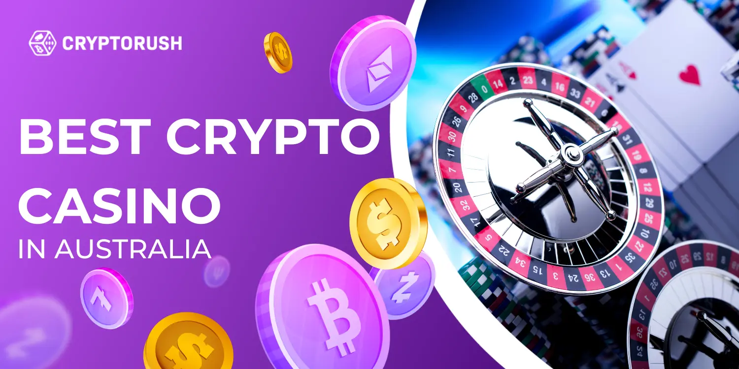 Cryptorush promotion: best crypto casino in Australia, with roulette and crypto coins.